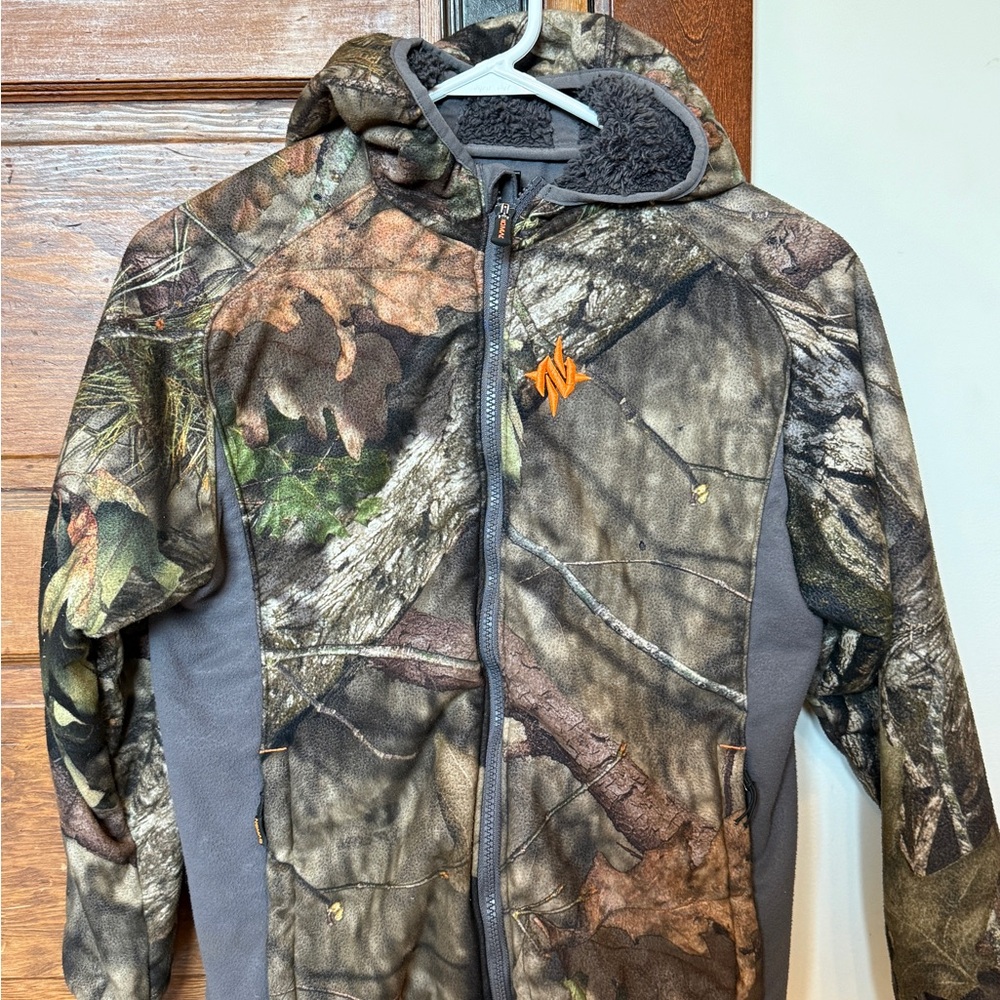 Nomad Fleece Camo Jacket Youth Medium